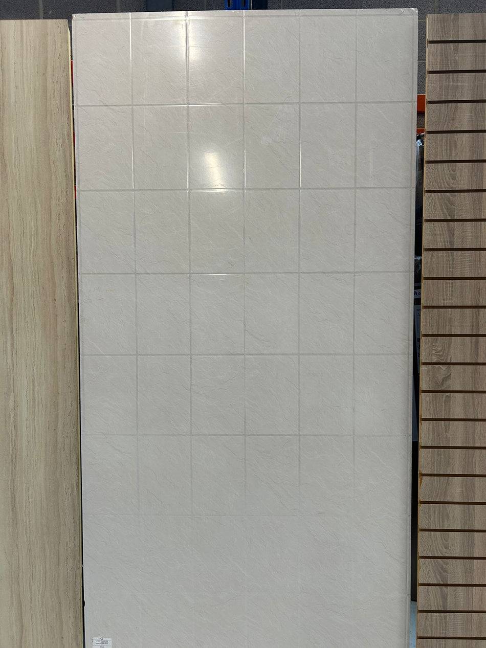 Clearance - Multi Panel Compact tile effect 2400x1200mm (Riven Marble)