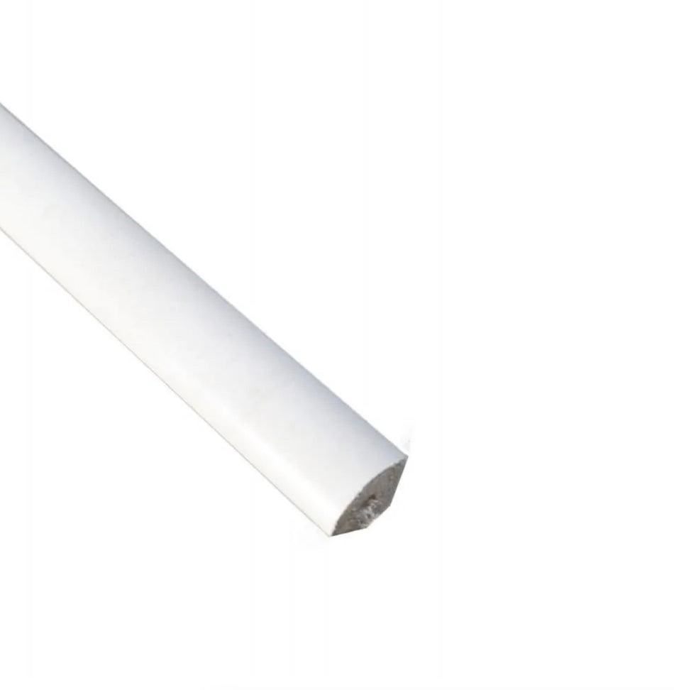Quadrant 12.5mm - White PVC