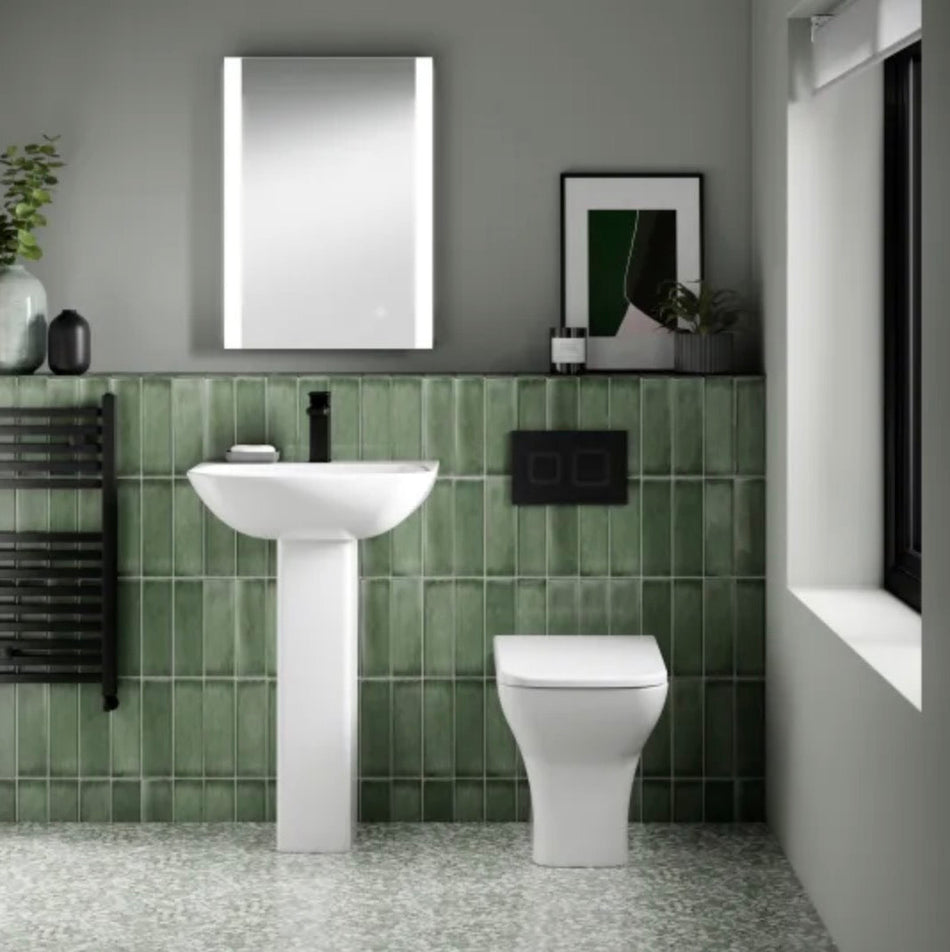 Ava Ceramics - Wall Hung Toilet Pan & Soft Close Seat