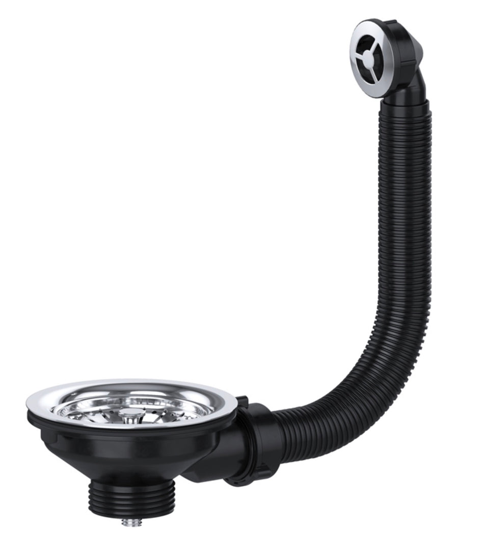 Basket Strainer Waste (Round Overflow)
