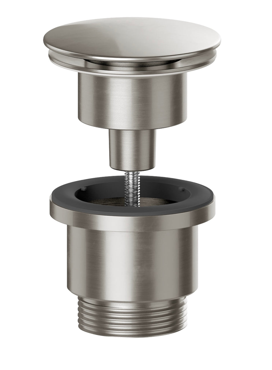 Brushed Nickel Universal Clicker Basin Waste