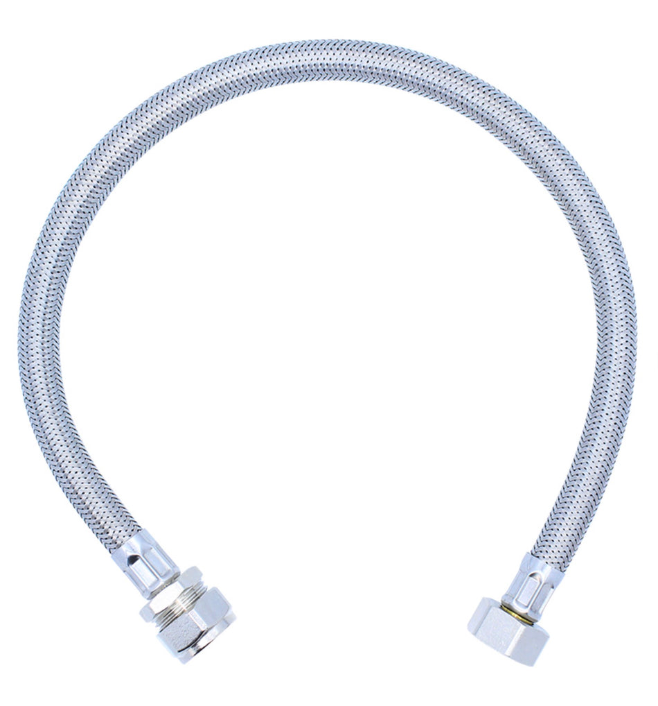 Flexible Hoses - 1/2" x 15mm - 500mm Long