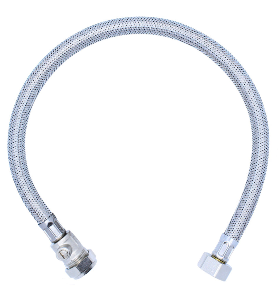 Flexible Hoses - 1/2" x 15mm Isolator - 500mm Long