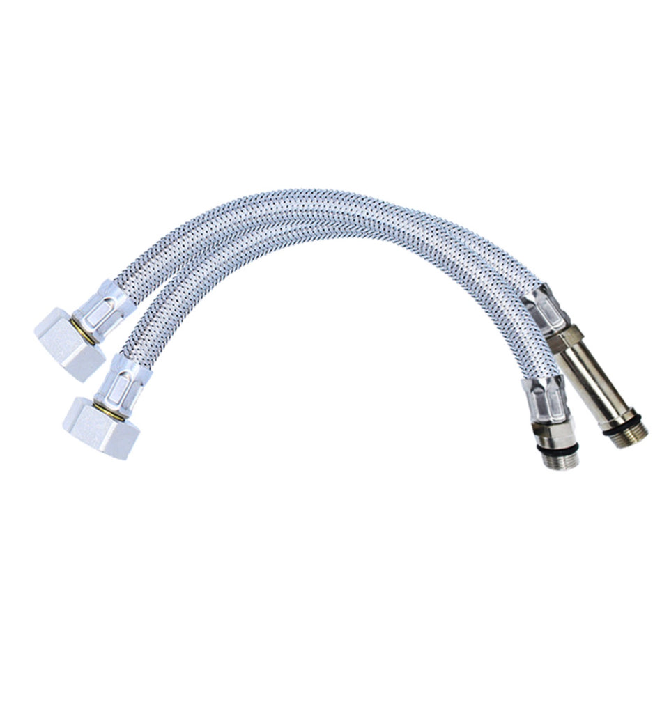 Flexible Hoses - M10 x 1/2" Monobloc Pair - 300mm Long