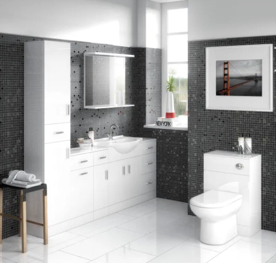 Mayford Floor Standing 2 Door Vanity Unit & Round Basin 550mm