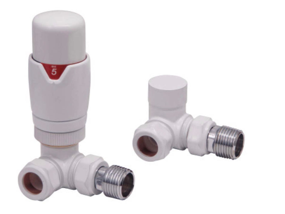 Radiator Valves - Designer Corner Valves (Pair)