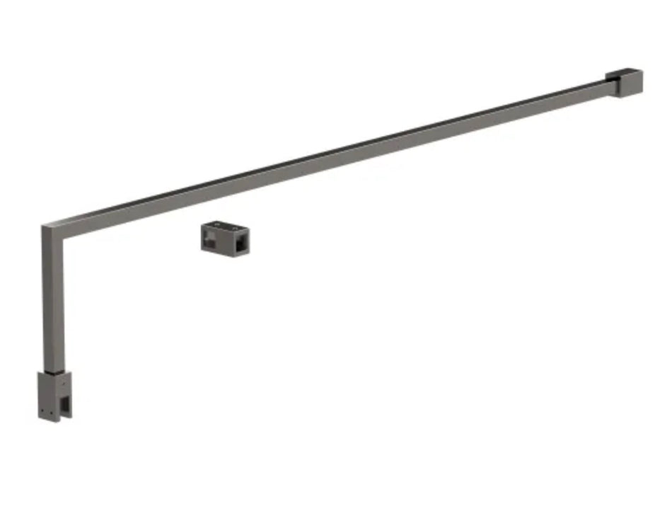 8mm Wetroom Screens - Brushed Pewter Extras