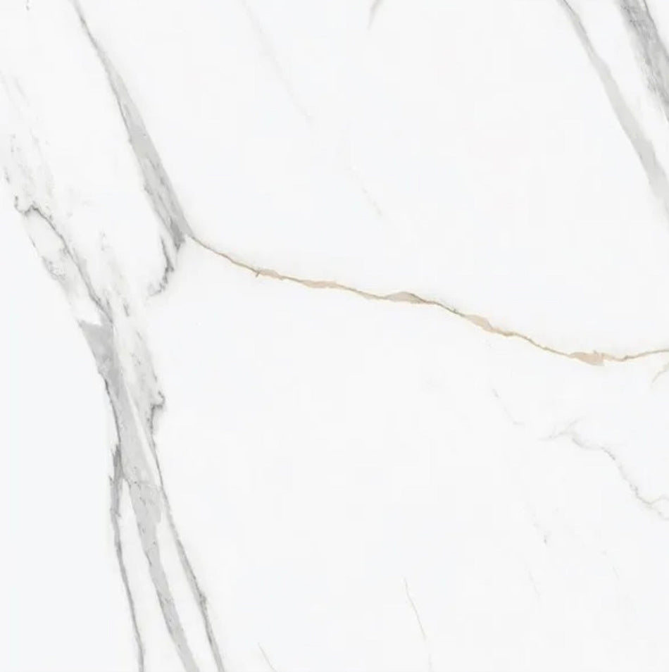 SPC Tile Flooring - Calacatta White