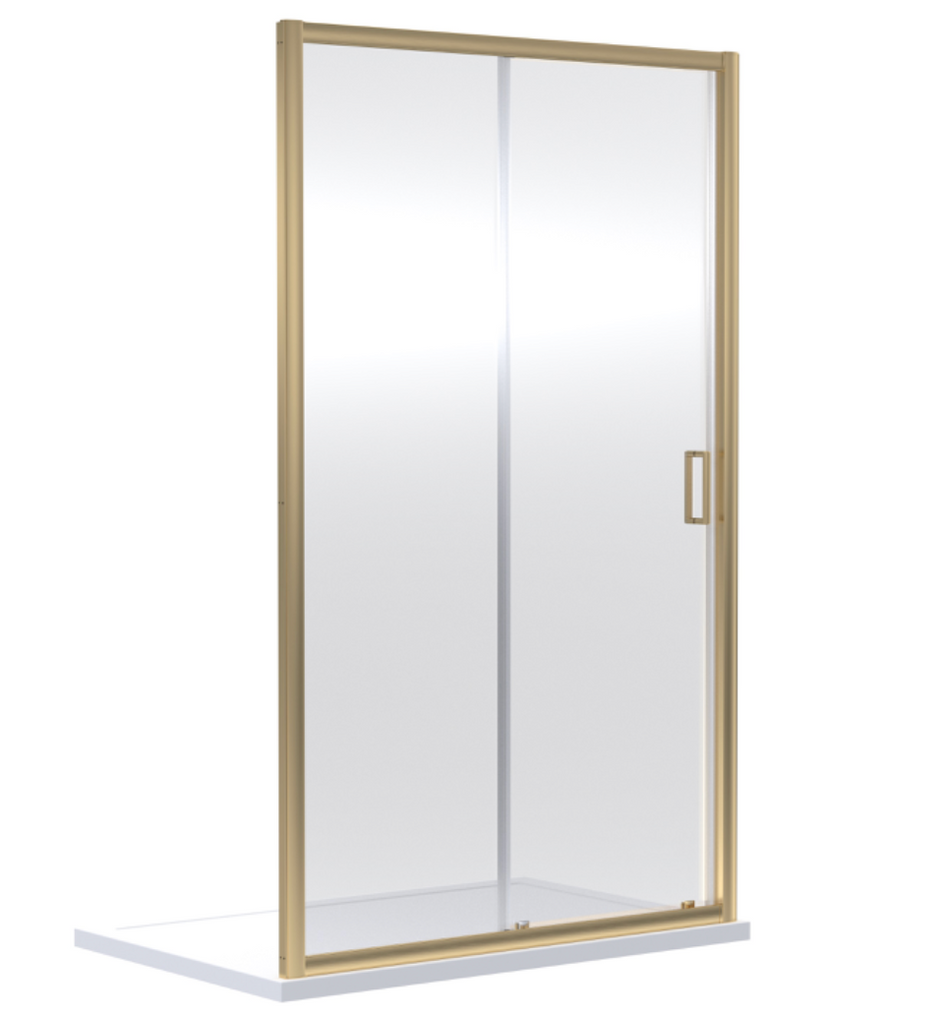 Choice Ensky Brushed Brass Single Sliding Door