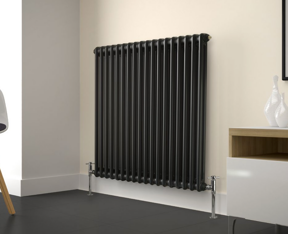 Laser Klassic 2 Column Horizontal Anthracite Designer Radiator
