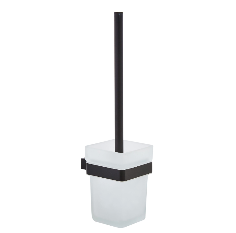 Premium Toilet Brush Set - Black