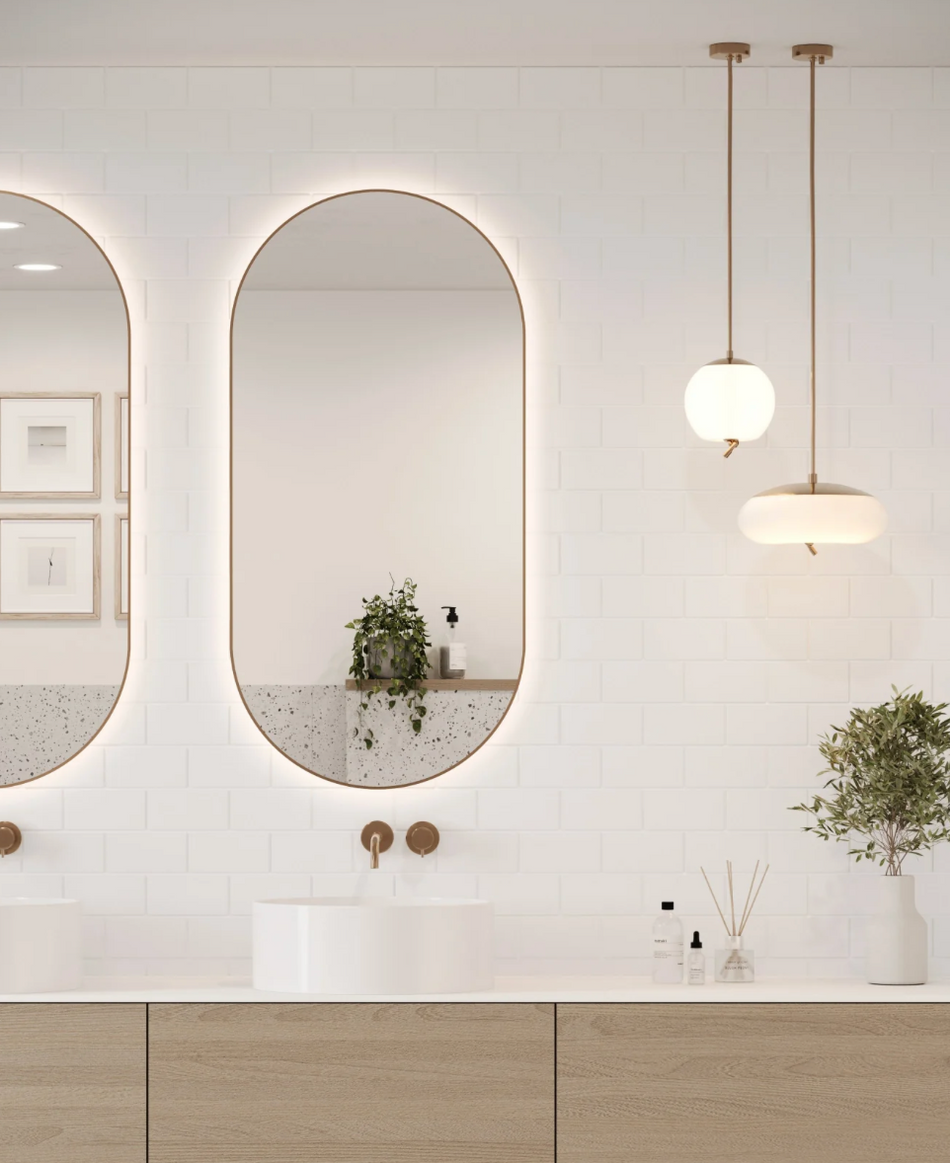 Bevel Metro (Offset) Tile - Acrylic White