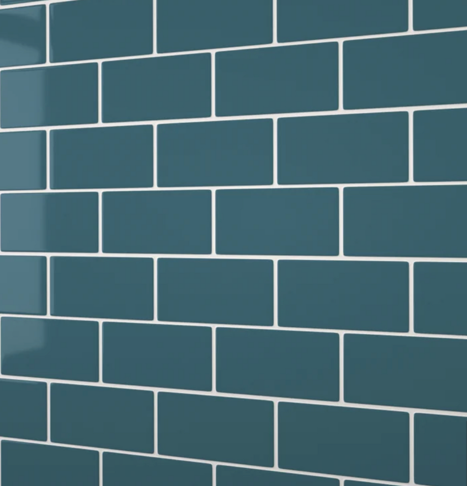 Flat Metro (Offset) Tile - PVC Coloured
