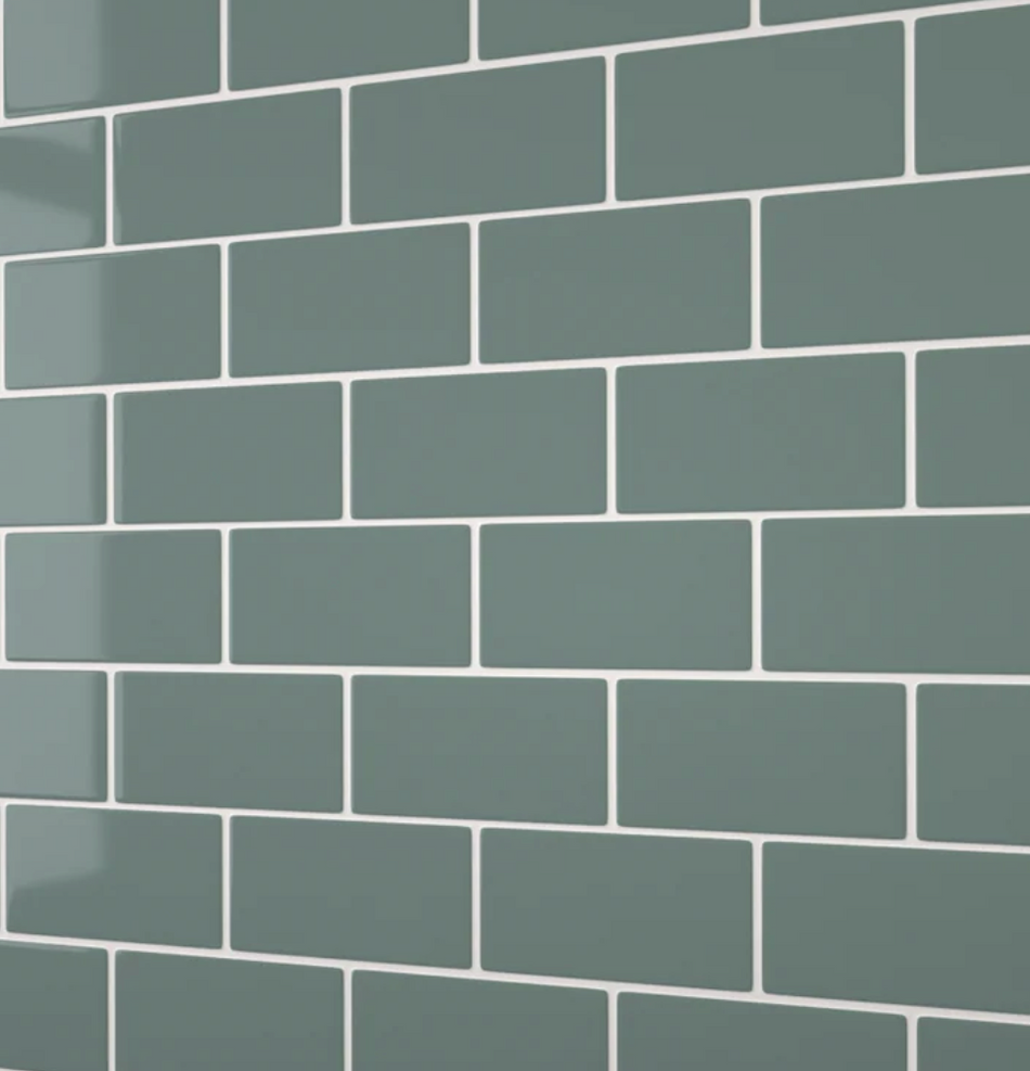 Flat Metro (Offset) Tile - PVC Coloured