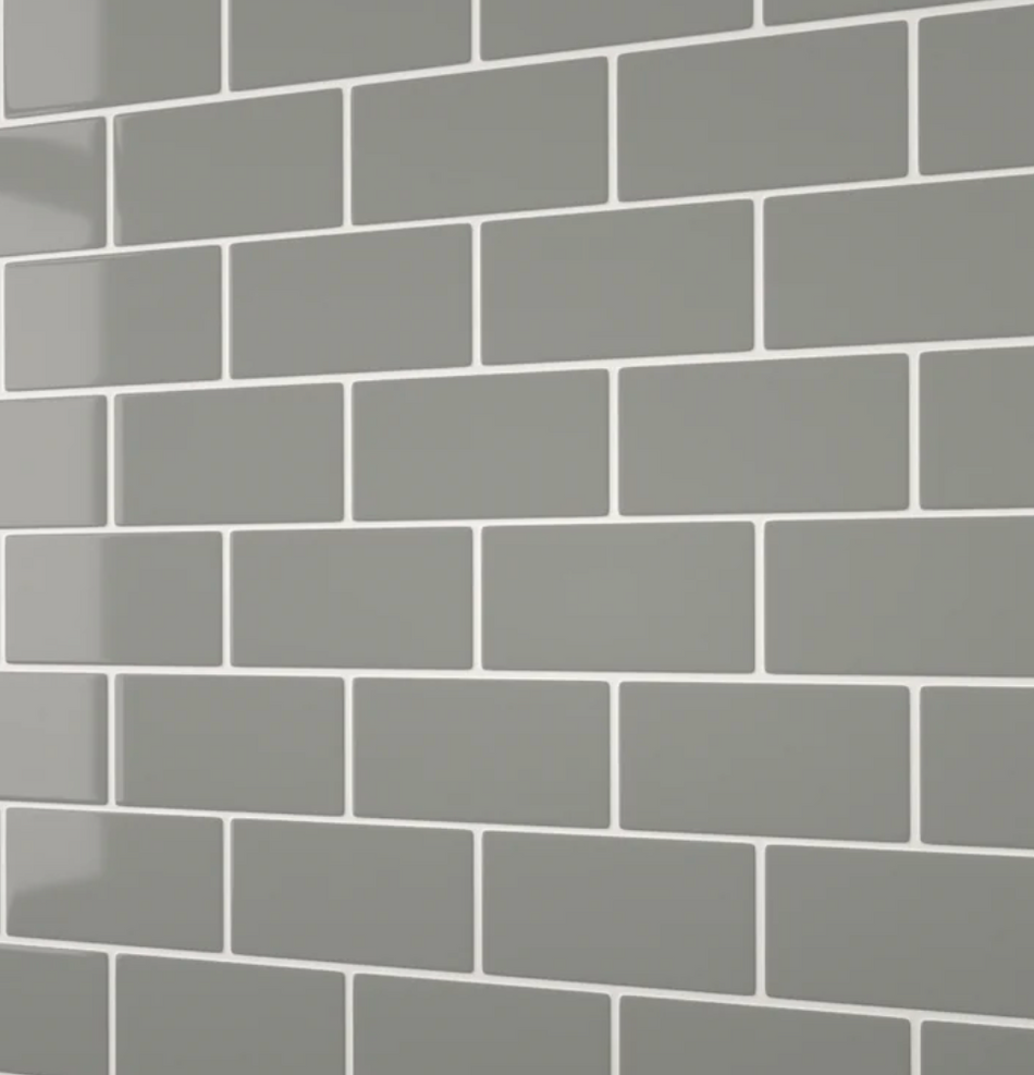 Flat Metro (Offset) Tile - PVC Coloured