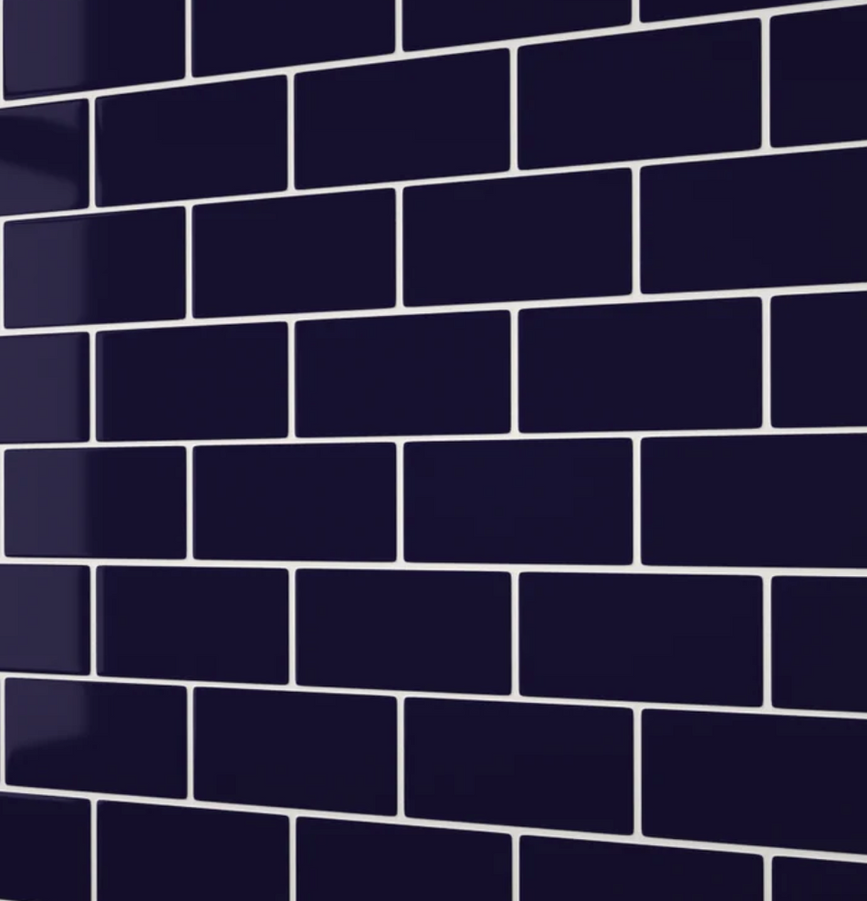 Flat Metro (Offset) Tile - PVC Coloured