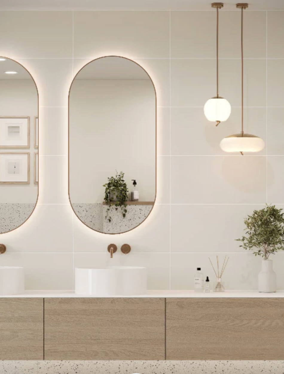 XL Tile (Straight) - Acrylic White