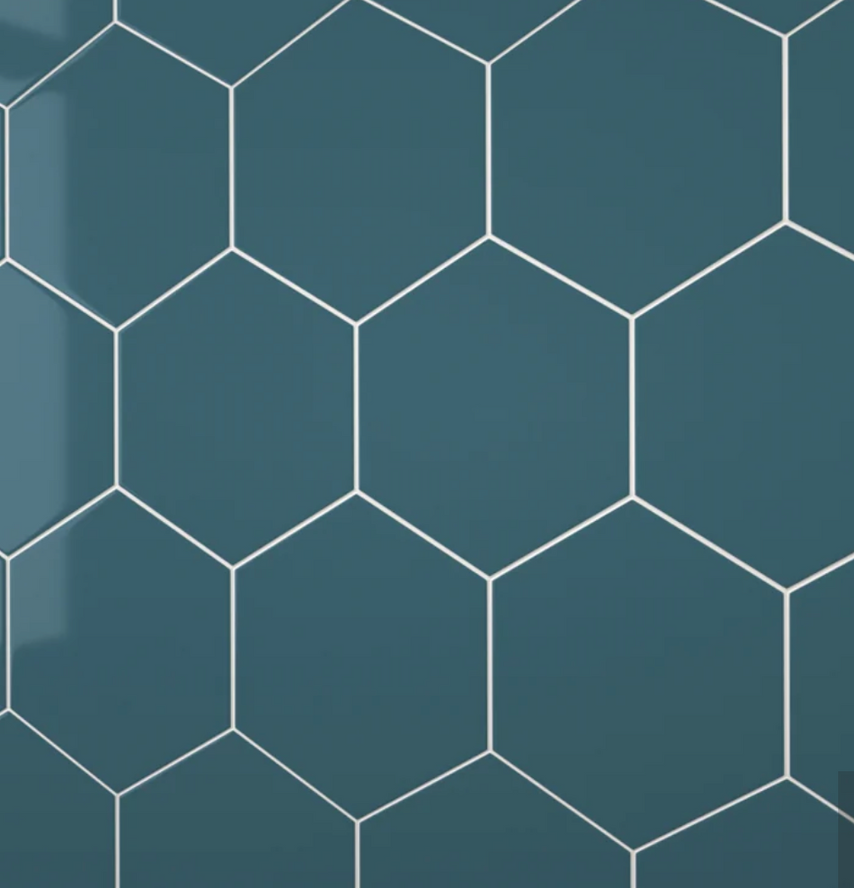 Hexagon Tile - PVC Coloured