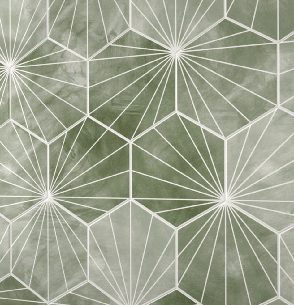 Hexagon Tile - PVC Coloured