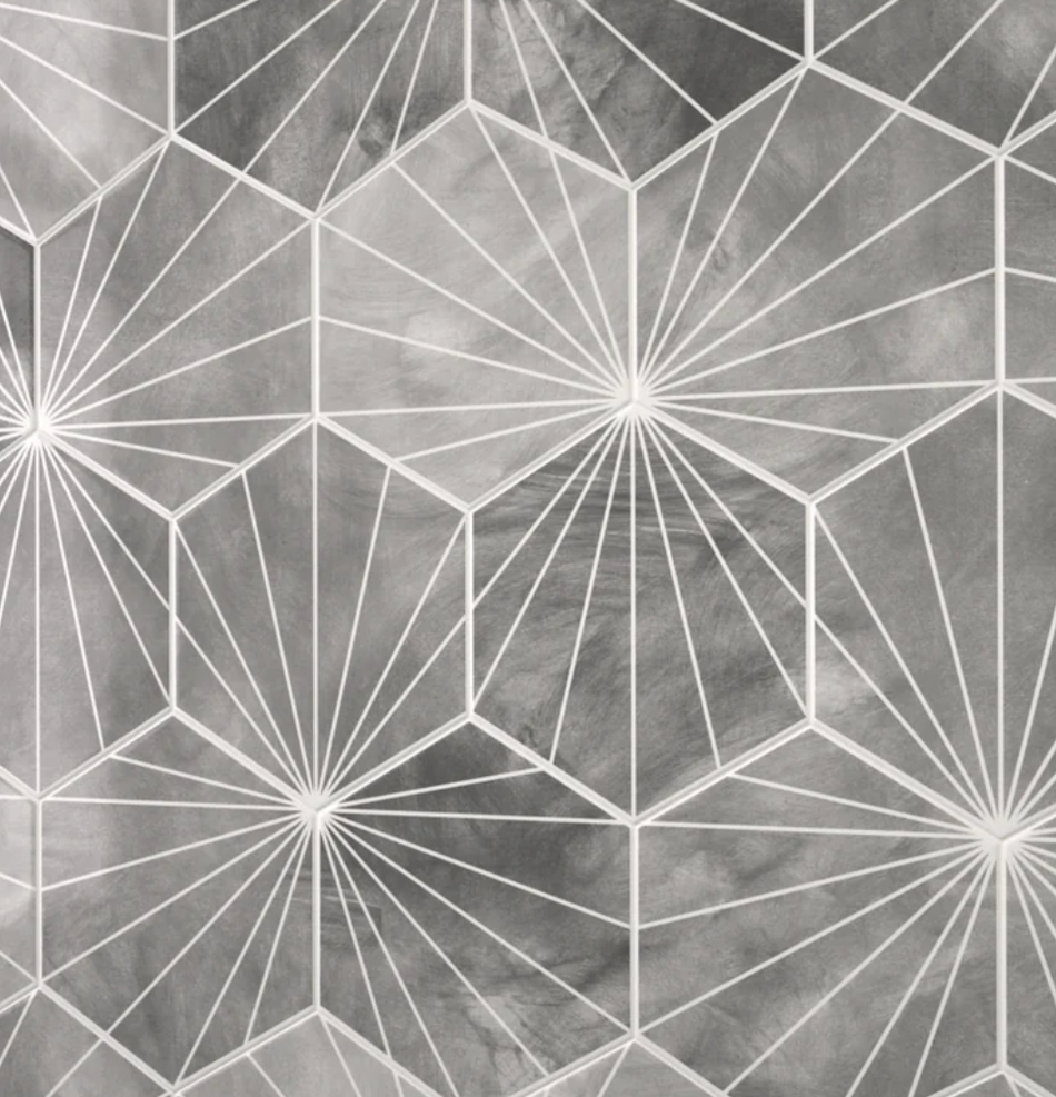 Hexagon Tile - PVC Coloured