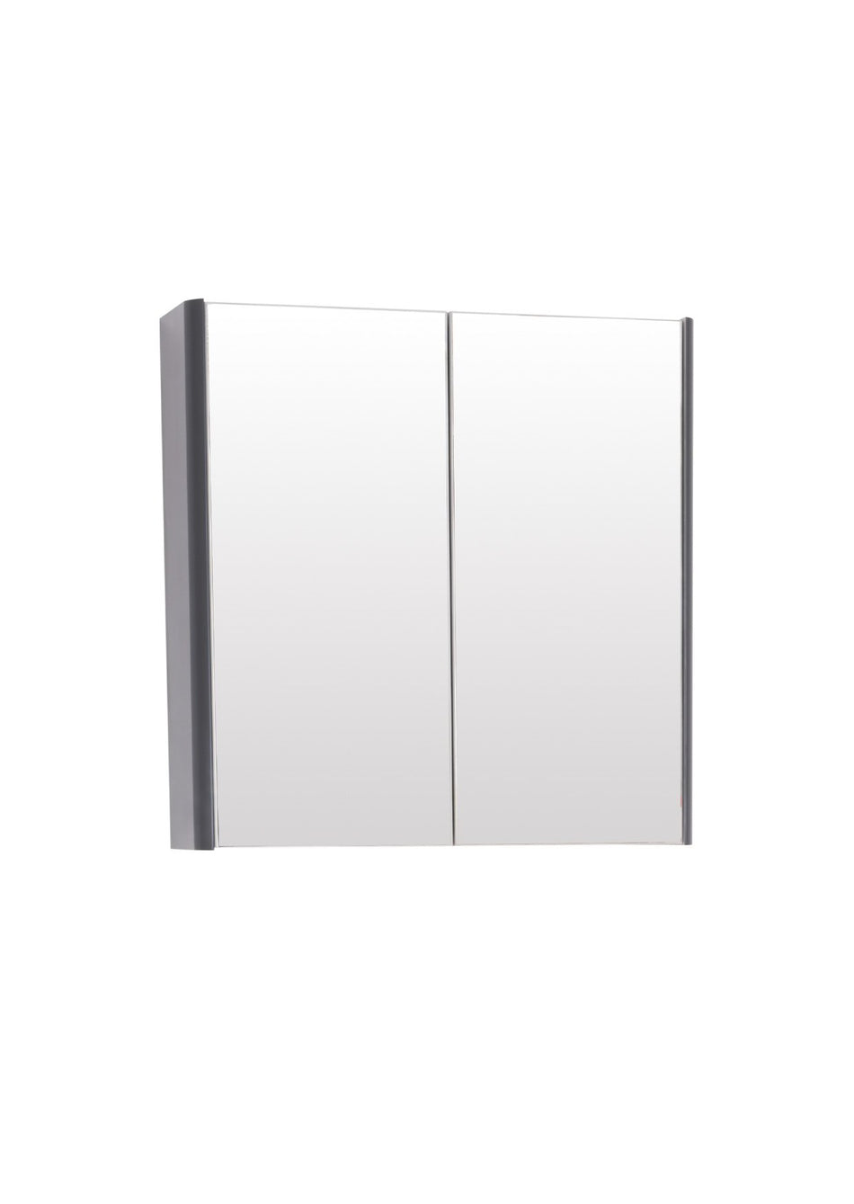Options 24 600mm Mirror Cabinet Cool Grey