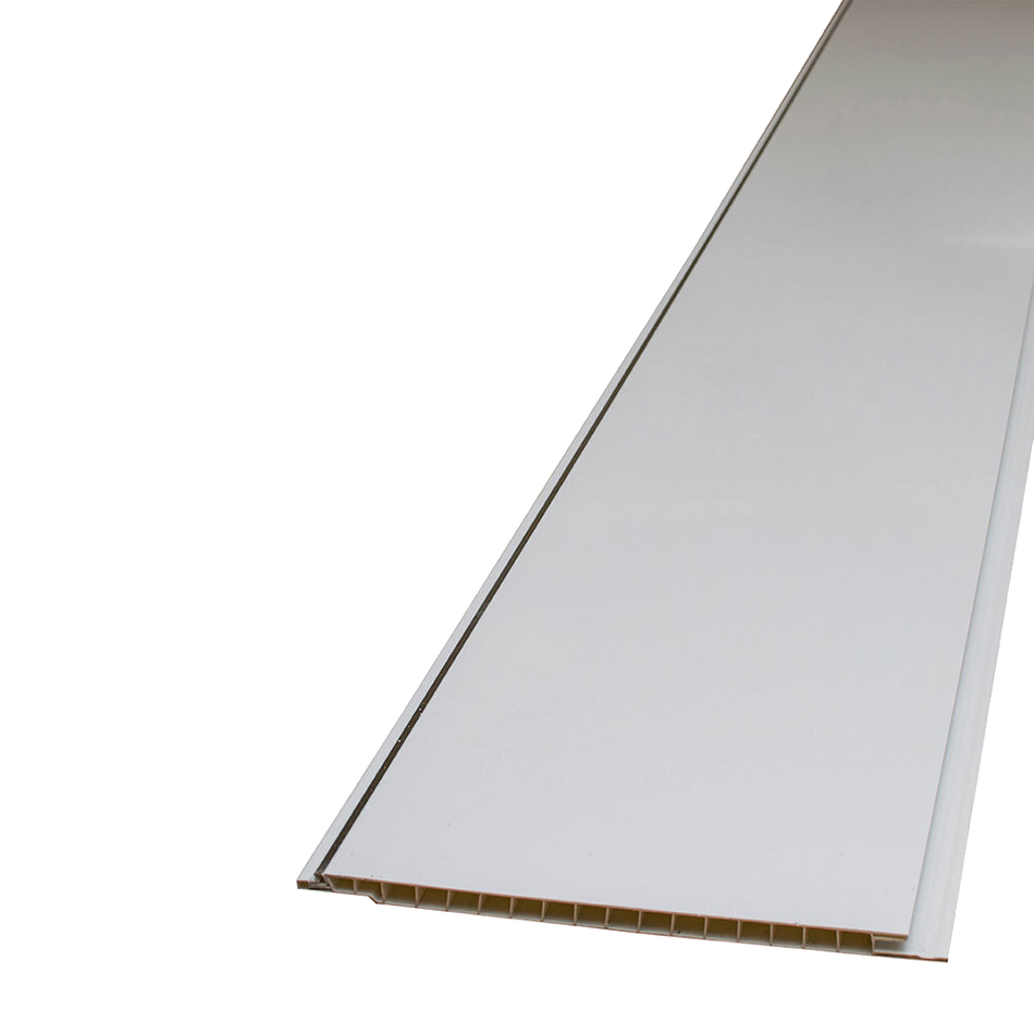 Gloss White / Chrome Strip 2.7m