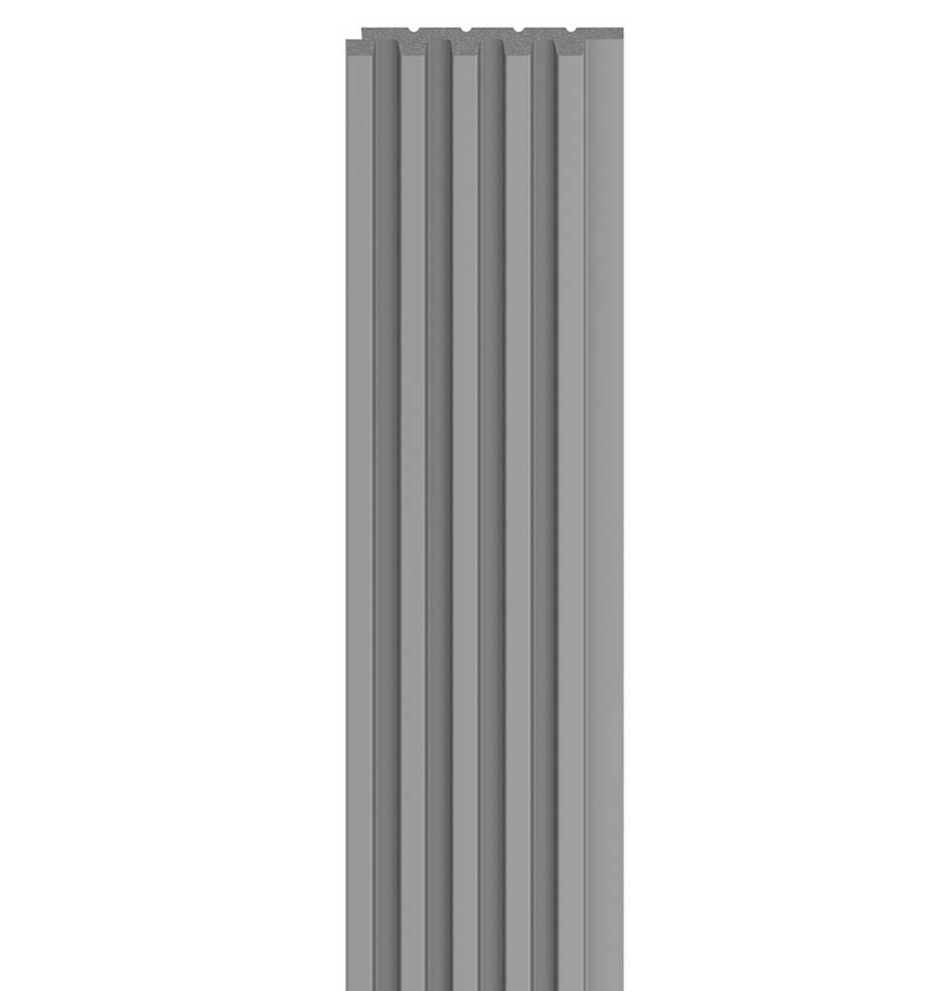Linerio Slat-Wall S-Line Slat Panels - Grey