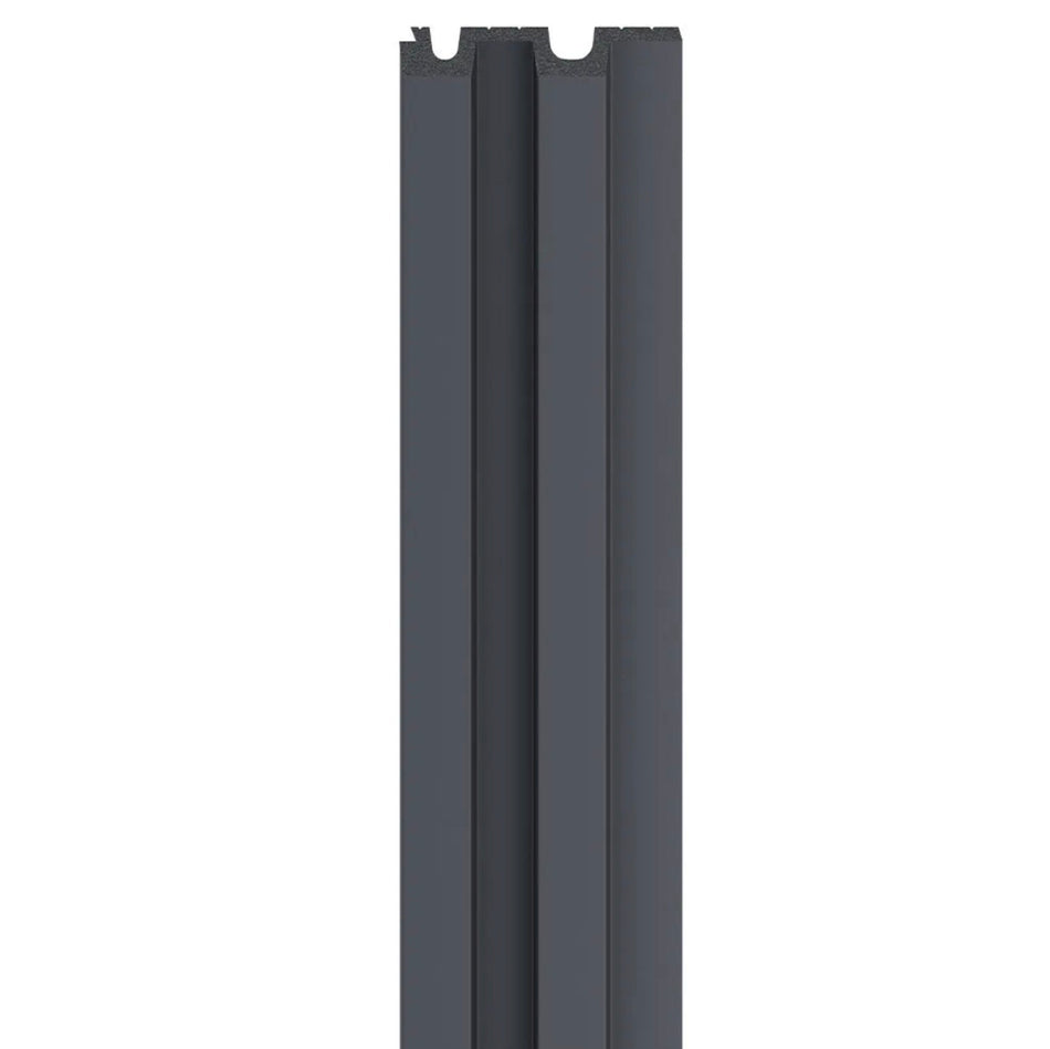 Linerio Slat-Wall  L-Line Slat Panels - Anthracite
